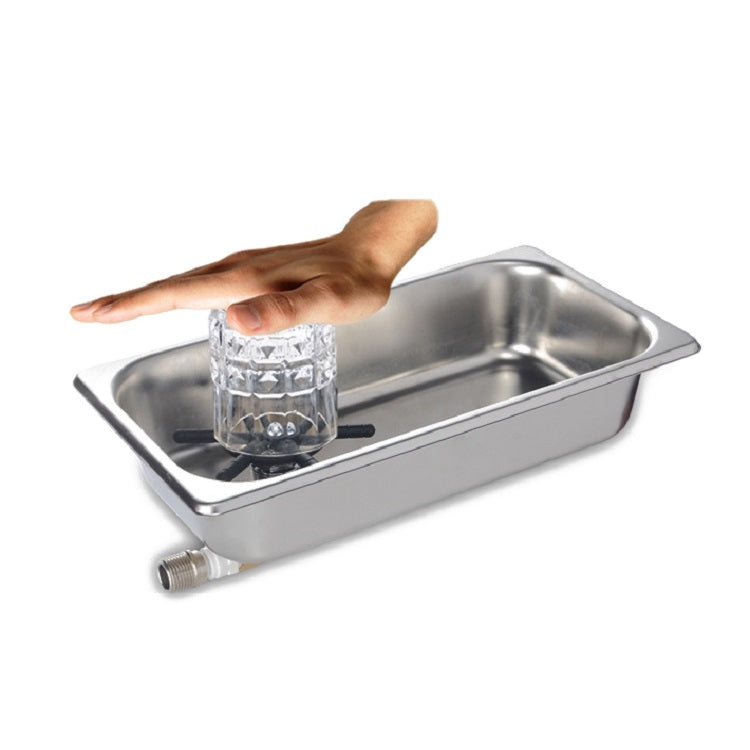 Automatic High Pressure Embedded Stainless Steel Bar Cup Washer Economy Type B