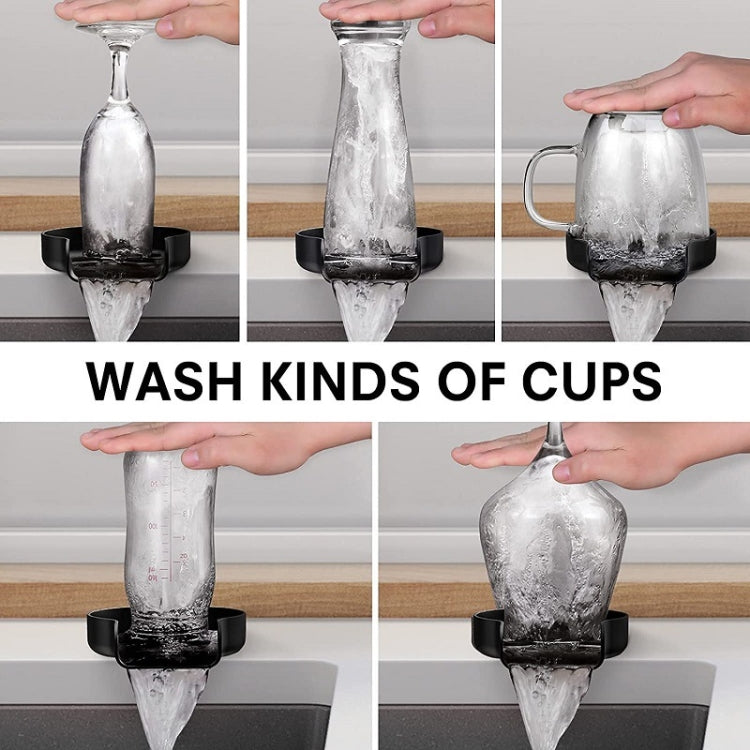 Sink Bar High Pressure Embedded Automatic Cup Washer(Cup Washer+Base)