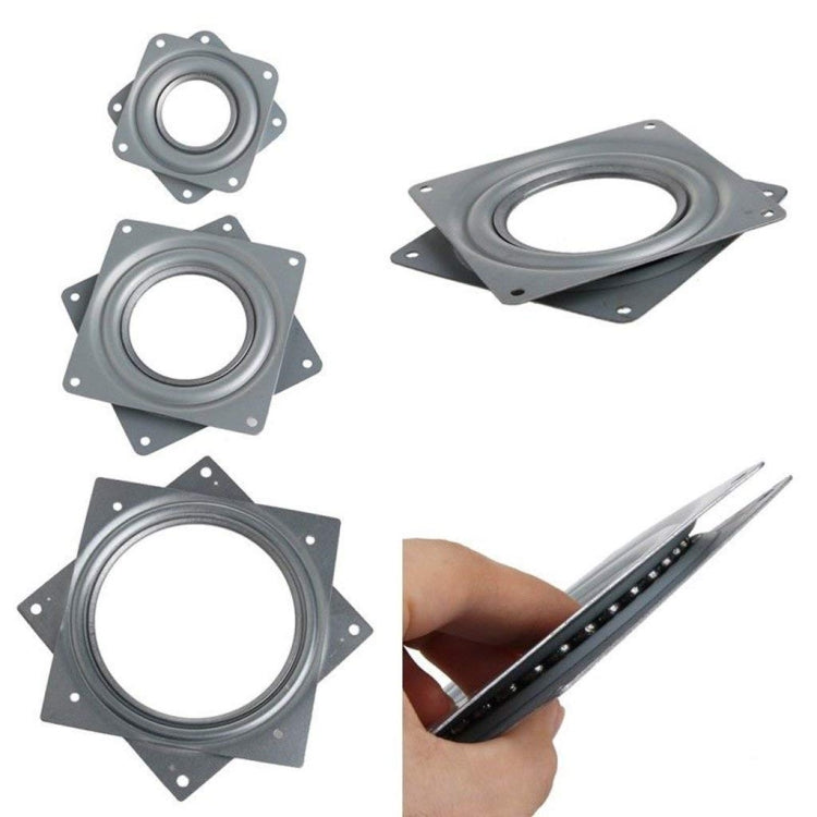 10 PCS 3 Inch Hollow Square Dining Table Turntable Furniture Hardware