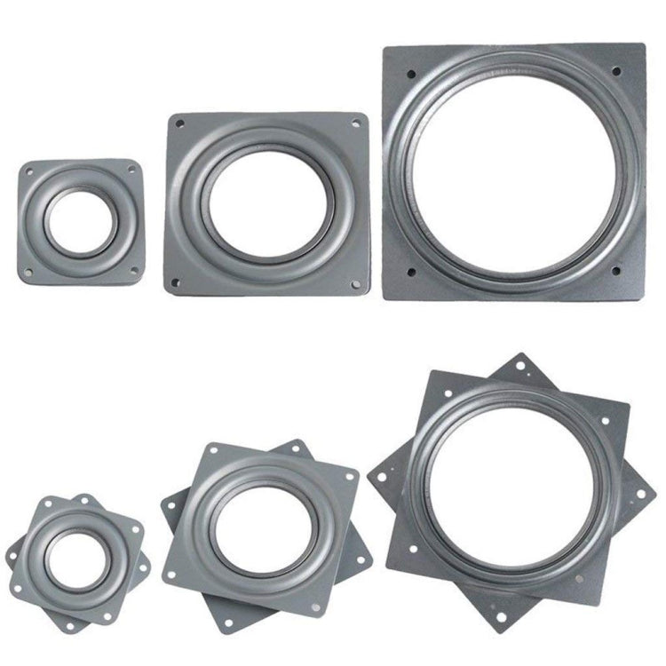 10 PCS 3 Inch Hollow Square Dining Table Turntable Furniture Hardware