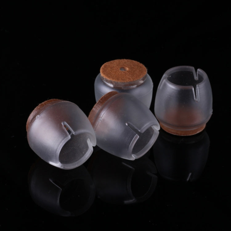 16 PCS Silicone Chair Leg Caps Feet Pads Furniture Table Covers Socks Floor Protectors Round Bottom Diameter 20mm
