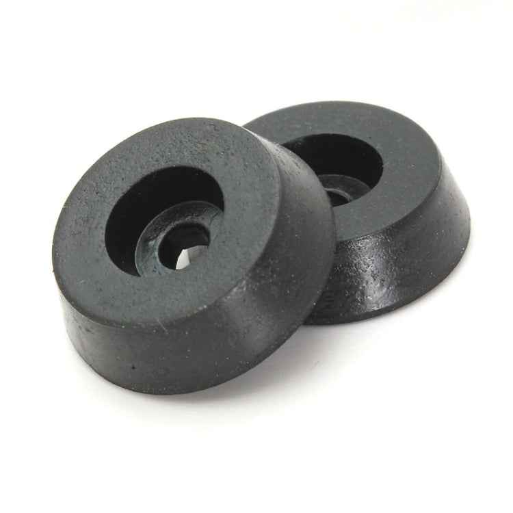 100 PCS Rubber Table Chair Furniture Feet Leg Pads Tile Floor Protectors, 18x15x5mm