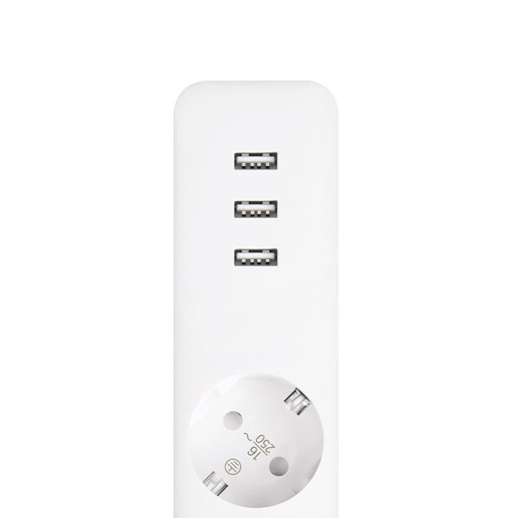 Multi-function Socket Power Strip 16A Fast Charging 3 USB Port Extension Patch Board for Home Office