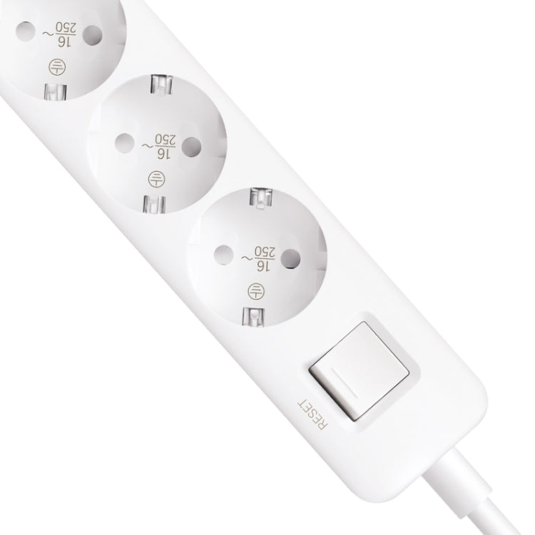 Multi-function Socket Power Strip 16A Fast Charging 3 USB Port Extension Patch Board for Home Office