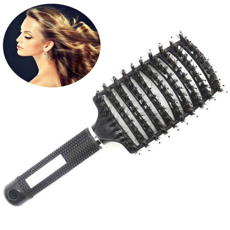 Hair Scalp Massage Comb Hairbrush Bristle Nylon Women Curly Detangle Hair Brush for Salon Hairdressing Styling Tool