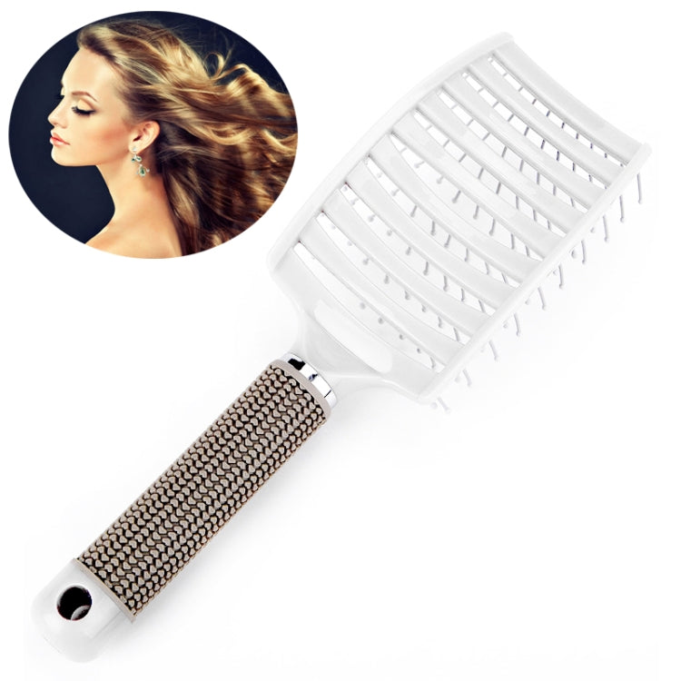 Hair Scalp Massage Comb Hairbrush Bristle Nylon Women Curly Detangle Hair Brush for Salon Hairdressing Styling Tool