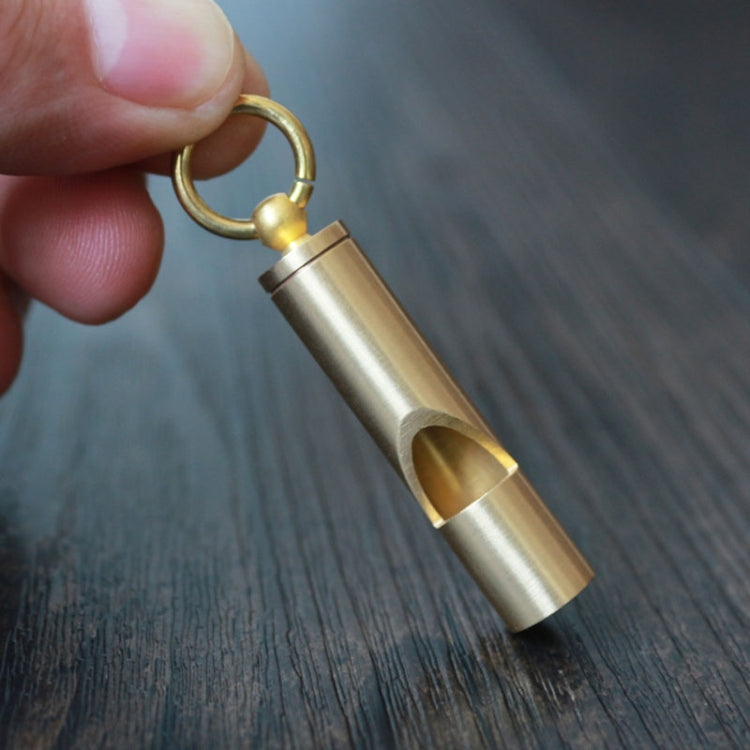 5 PCS Keychain Vintage Brass Whistle Loud Outdoor Camping Train Rescue Survival Whistle Personal Protection Tool Self Defense