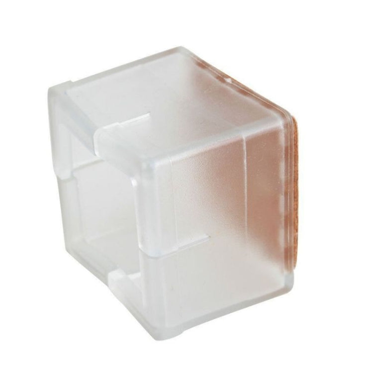 Square Chair Leg Caps PVC Feet Protector Pads Furniture Table Covers, Size:56-62mm