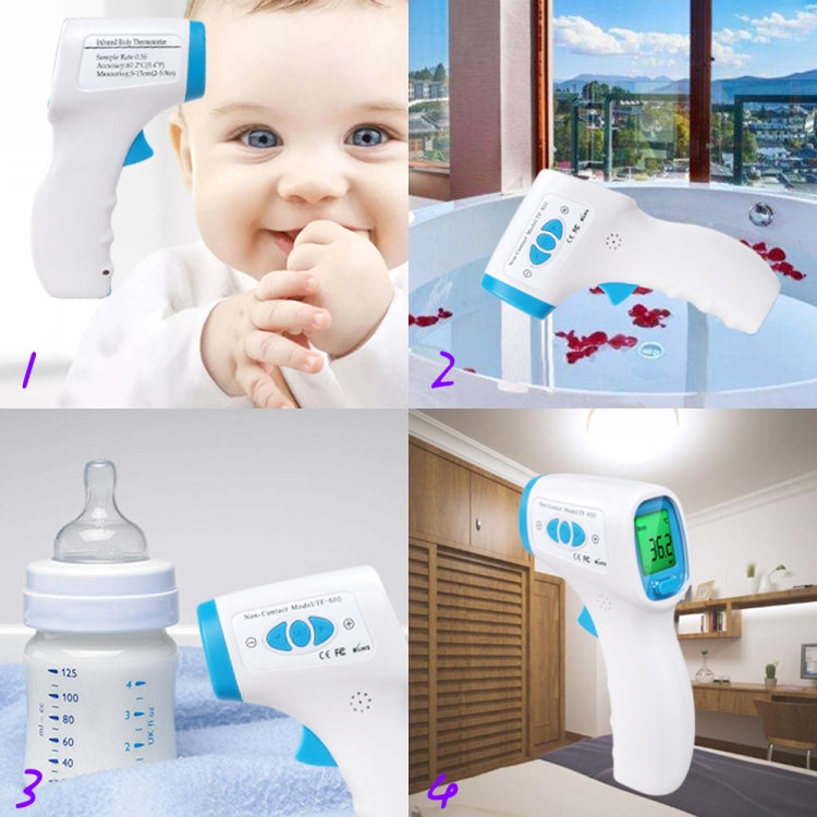 TF-600 Baby Thermometer Digital Body Temperature Fever Measurement Forehead Non-Contact Infrared LCD IR Thermometer