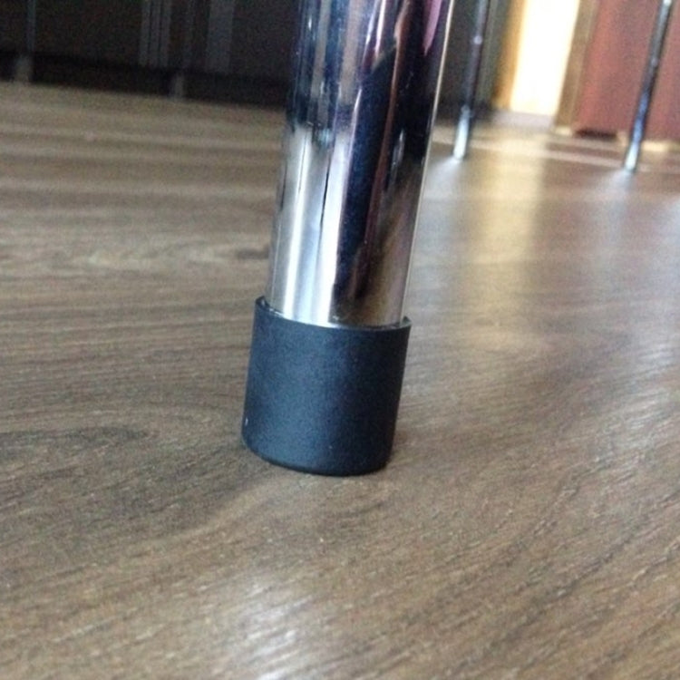 100 PCS Plastic Chair Feet Protectors Black Anti-skid Furniture Legs Table Base Cap Floor Protector Cover, Size:18mm