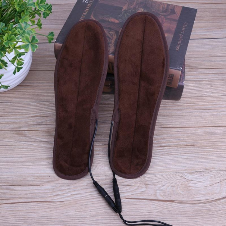 2 Pairs USB Shoe Dryer Electric Insoles Shoe Winter Keep Warm Heated Insole for Shoes Boot, Size:41-42