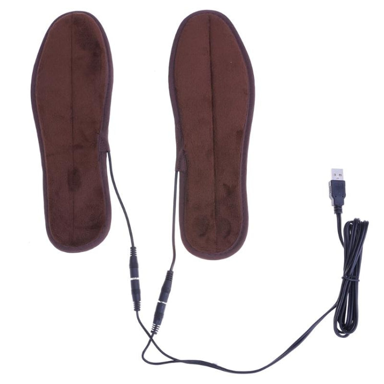 2 Pairs USB Shoe Dryer Electric Insoles Shoe Winter Keep Warm Heated Insole for Shoes Boot, Size:41-42