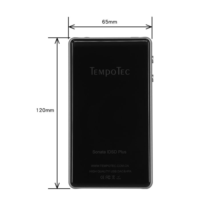 TempoTec/Rhythm Tank Sonata IDSD Plus Mobile Phone Portable Decoder Earphone Amplifier(Black)