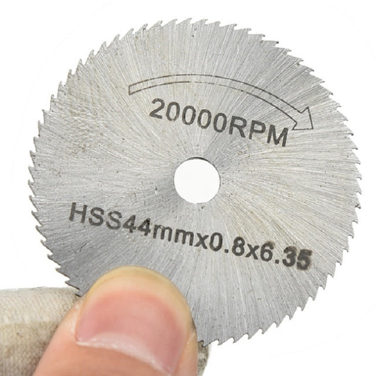 7 PCS/Set Electric Grinder Saw Blade High Speed Steel Saw Blade Woodworking Saw Blade High Speed Steel Cutting Piece, Model:11025