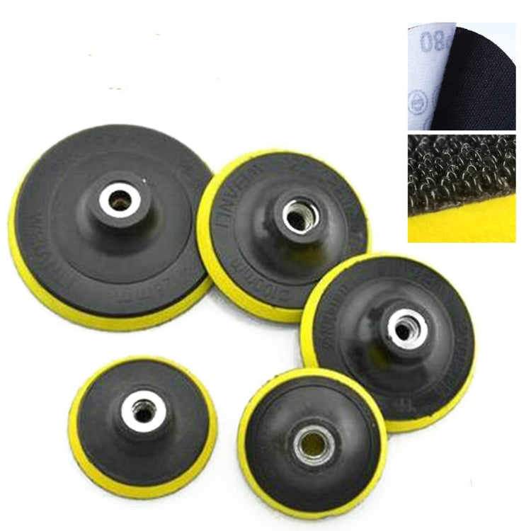 5 PCS Polishing Disc Self-adhesive Sponge Disc Pneumatic Sandpaper Suction Cup, Size:150mm M16