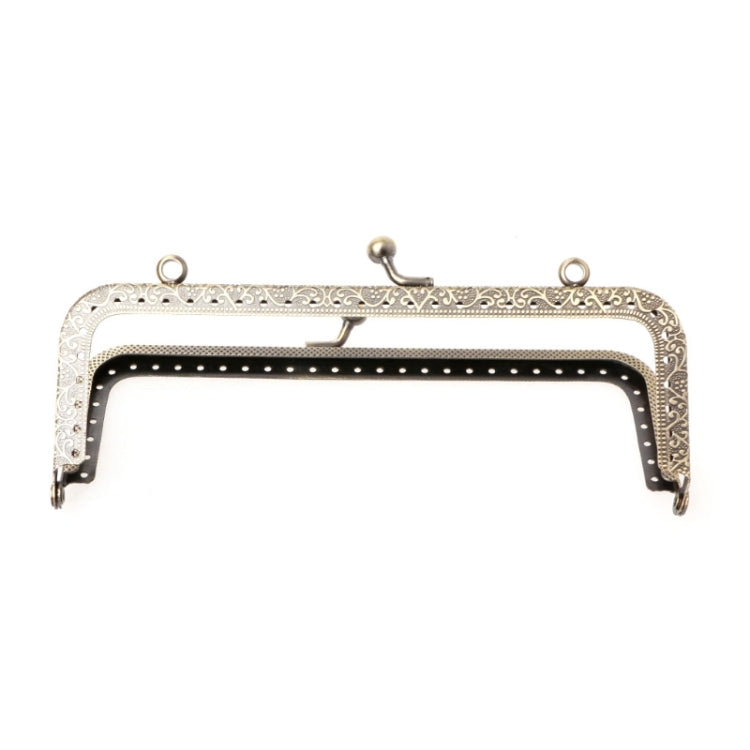 10 PCS Square Embossed Wallet Handbag Metal Handle, Size:20cm