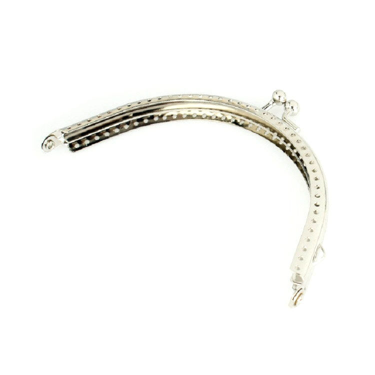 3 PCS Handmade Vintage Embossed Square Semi-circular Coin Purse Handbag Handle, Specification:Round Medium