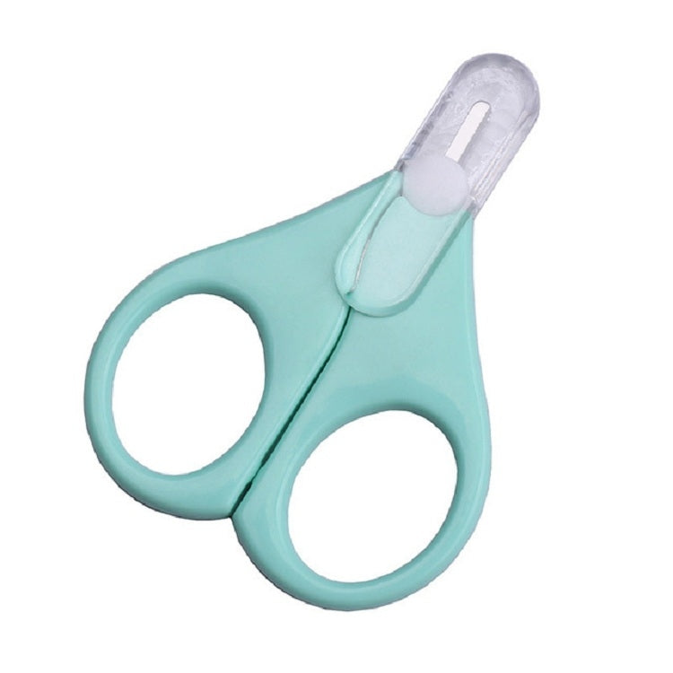 2 PCS Baby Safety Nail Scissors Cut Mouth Anti-Garou Special Baby Scissors