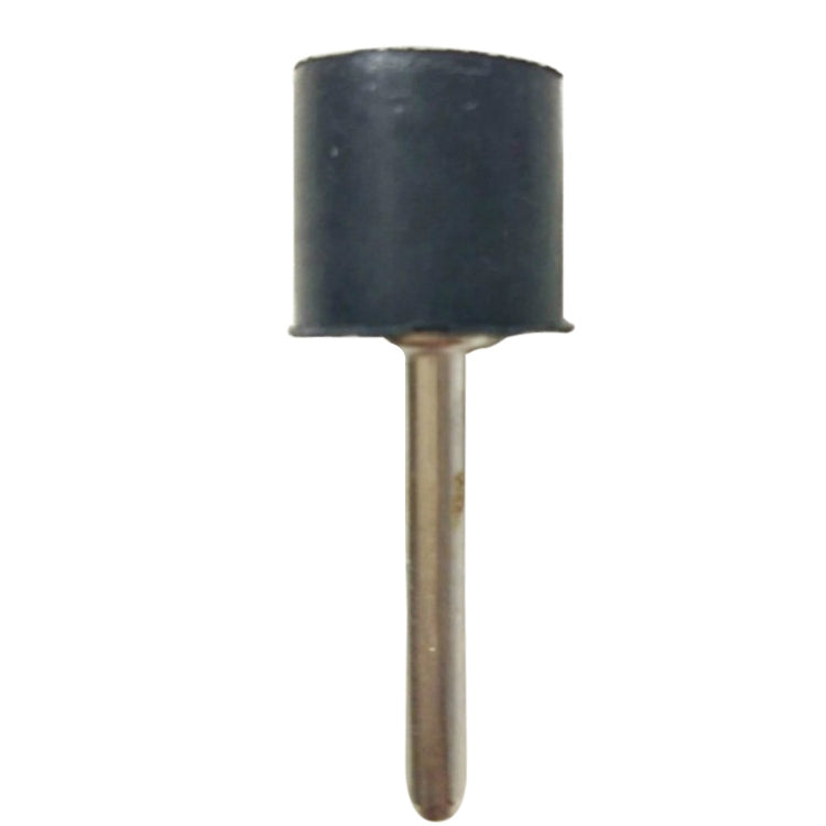 6 PCS Rubber Wheel Connecting Rod Sandpaper Ring Fixing Rod, Without Sandpaper Ring, Rubber Rod Diameter:12.7MM, Shank Diameter:3.15MM