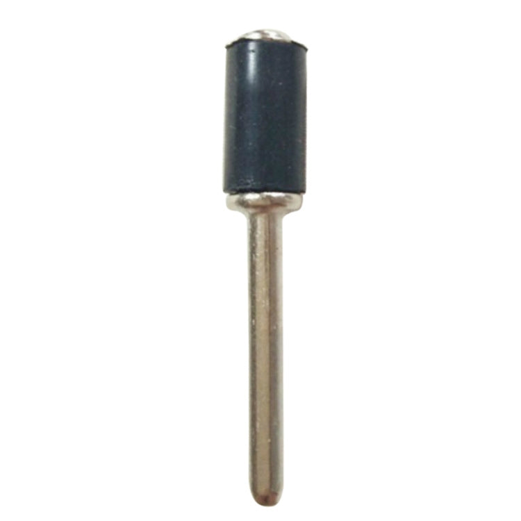 6 PCS Rubber Wheel Connecting Rod Sandpaper Ring Fixing Rod, Without Sandpaper Ring, Rubber Rod Diameter:6.35MM, Shank Diameter:3.15MM