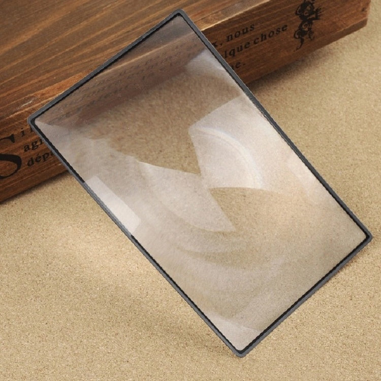 Card Slim Reading 3x Magnifier Business Card Magnifier, Specification:120Ã—180mm