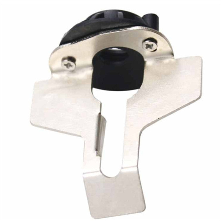Outdoor Garden Sharpening Attachment  Sawtooth Grinding Tool Electric Grinder(Black plastic + silver)