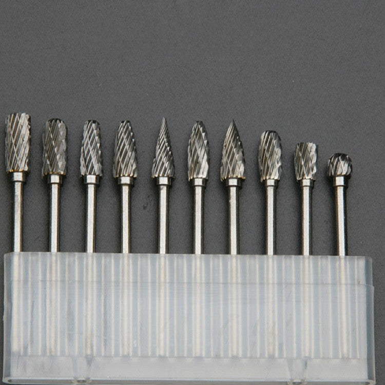 3Ã—6MM Tungsten Steel Carbide Rotary Grinding Head Boring Cutter, Style:No. 1 cylindrical type