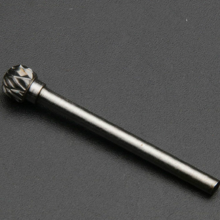 3Ã—6MM Tungsten Steel Carbide Rotary Grinding Head Boring Cutter, Style:No. 3 ball type