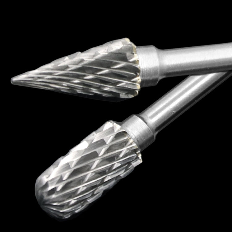 3Ã—6MM Tungsten Steel Carbide Rotary Grinding Head Boring Cutter, Style:No. 3 ball type