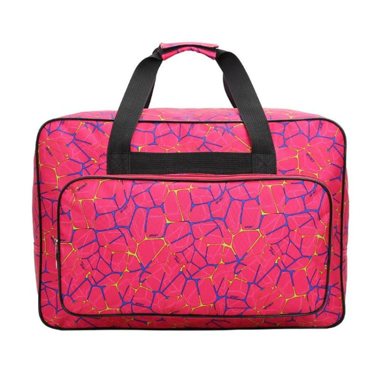 Outdoor Multifunctional Oxford Large Capacity Printing Travel Bag Female Fashion Sports Fitness Bag Household Sewing Machine Bag