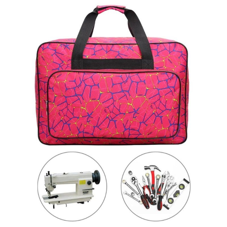 Outdoor Multifunctional Oxford Large Capacity Printing Travel Bag Female Fashion Sports Fitness Bag Household Sewing Machine Bag