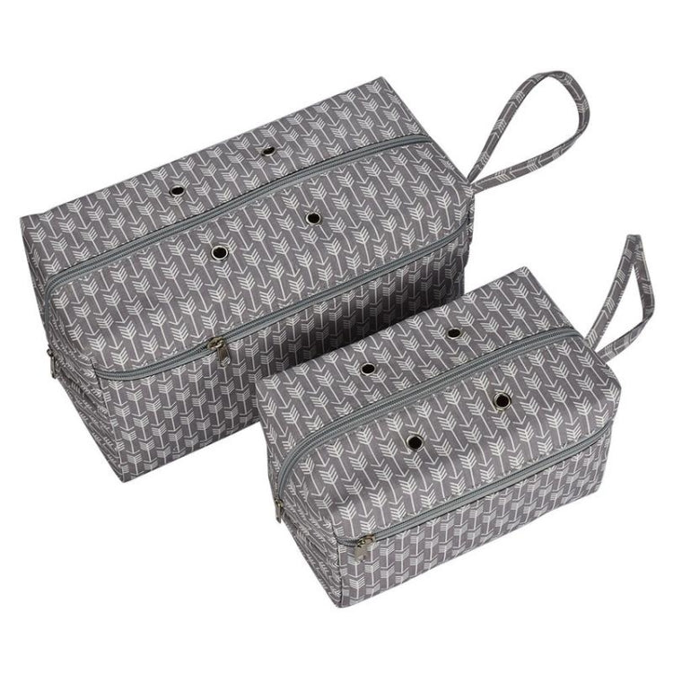 Portable Crochet Tools Wool Collection Bag Yarn Storage Handbag, Size:Small And Large