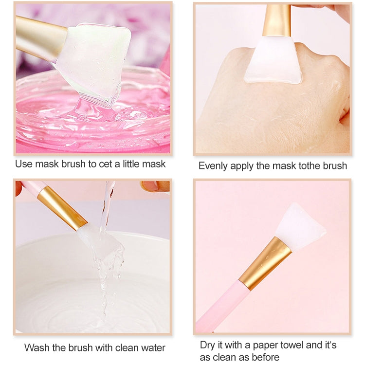 10 PCS Professional Silicone Facial Face Mask Mud Mixing Skin Care Beauty Makeup Brushes for Women Girls