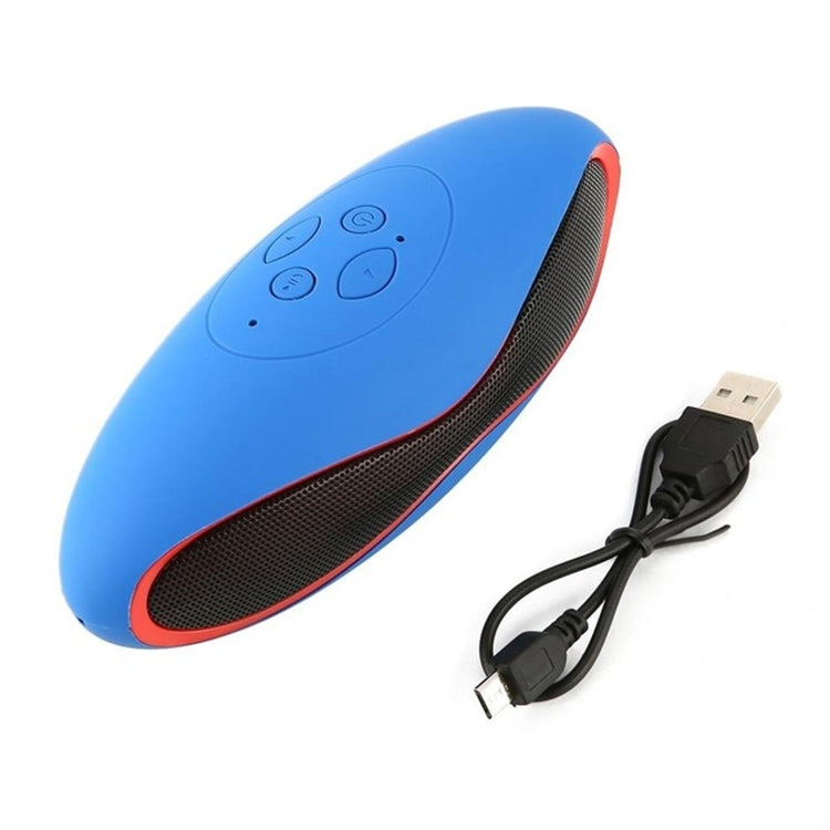 3D Stereo Mini Rugby Shape Bluetooth Speaker with TF Card Slot
