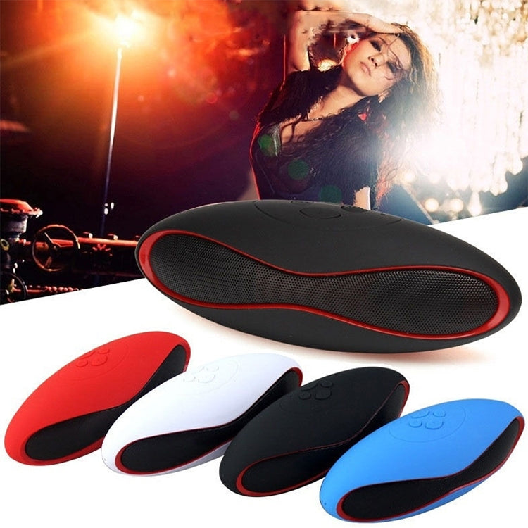 3D Stereo Mini Rugby Shape Bluetooth Speaker with TF Card Slot