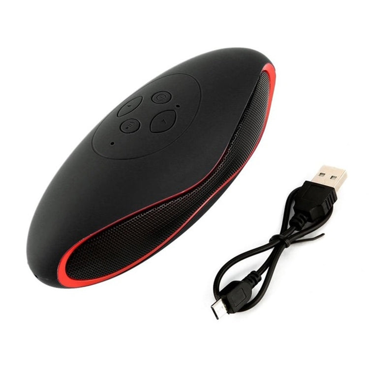 3D Stereo Mini Rugby Shape Bluetooth Speaker with TF Card Slot