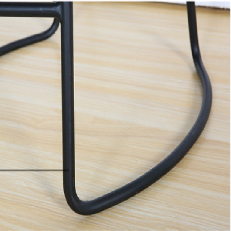 European Style Modern Wood S Shape Surface Bar Stool Fashion Cafe Stool Iron Solid High Barstool Home Footstool