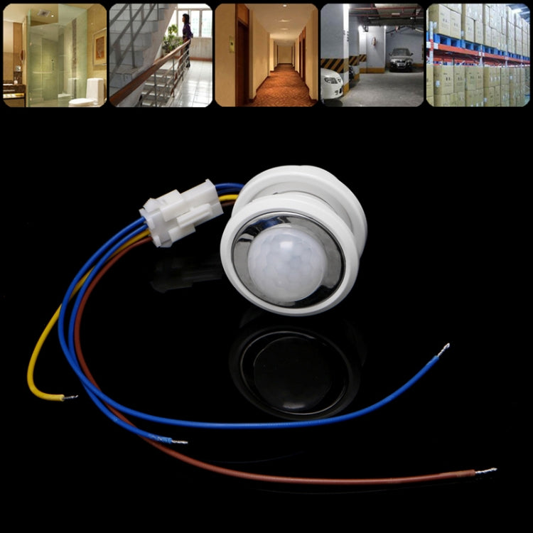 40mm LED PIR Detector Infrared Motion Sensor Switch
