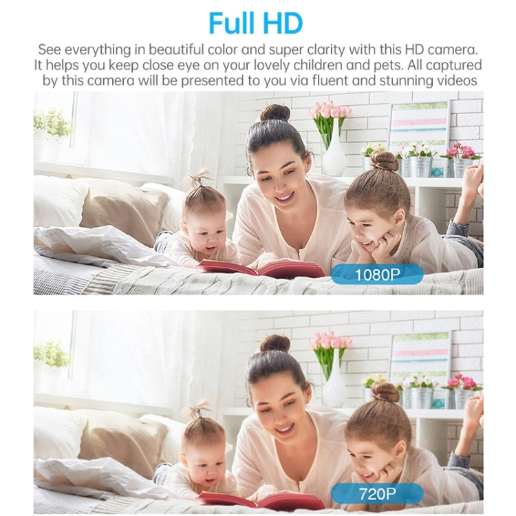 HD Cloud Wireless IP Camera Intelligent Auto Tracking Human Home Security Surveillance Network WiFi Camera, Plug Type:UK Plug