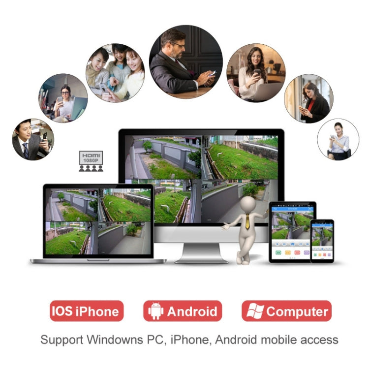 HD Cloud Wireless IP Camera Intelligent Auto Tracking Human Home Security Surveillance Network WiFi Camera, Plug Type:UK Plug
