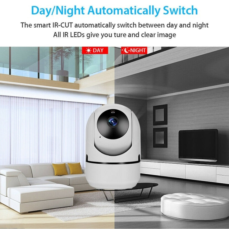 HD Cloud Wireless IP Camera Intelligent Auto Tracking Human Home Security Surveillance Network WiFi Camera, Plug Type:UK Plug