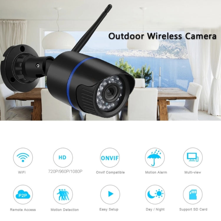 BESDER Yoosee IP Camera Wifi P2P CCTV Outdoor Waterproof Bullet Surveillance Camera with 20 Meters Night Vision