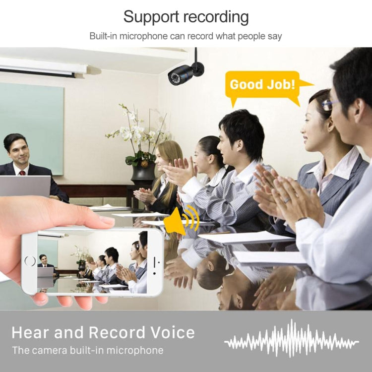BESDER Yoosee IP Camera Wifi P2P CCTV Outdoor Waterproof Bullet Surveillance Camera with 20 Meters Night Vision