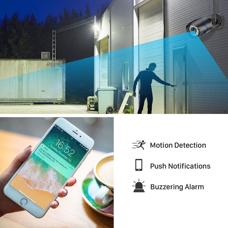 BESDER Yoosee IP Camera Wifi P2P CCTV Outdoor Waterproof Bullet Surveillance Camera with 20 Meters Night Vision