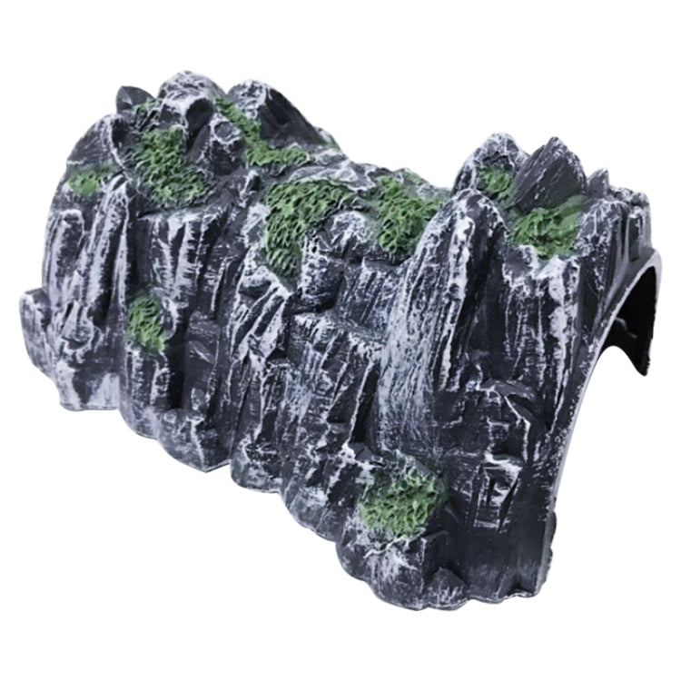 5 PCS Simulated Cave Model Toy Plastic Rockery Tunnel Track Train Slot Railway Toy