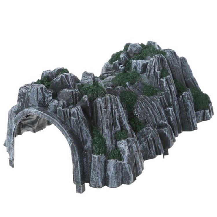 5 PCS Simulated Cave Model Toy Plastic Rockery Tunnel Track Train Slot Railway Toy