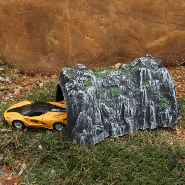5 PCS Simulated Cave Model Toy Plastic Rockery Tunnel Track Train Slot Railway Toy