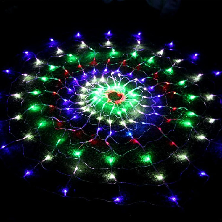 120LEDs Spider Web Lamp Christmas String Lights Fairy Party Garden Wedding Decoration, EU Plug
