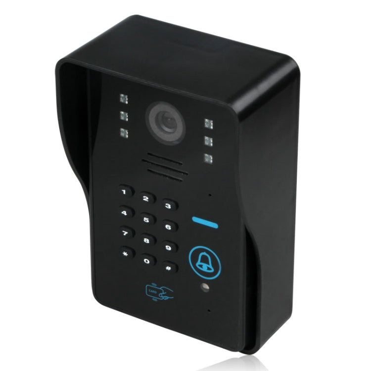 Touch Key 7inch LCD RFID Password Video Door Phone Intercom System Wth IR Camera 1000 TV Line Remote Access Control System