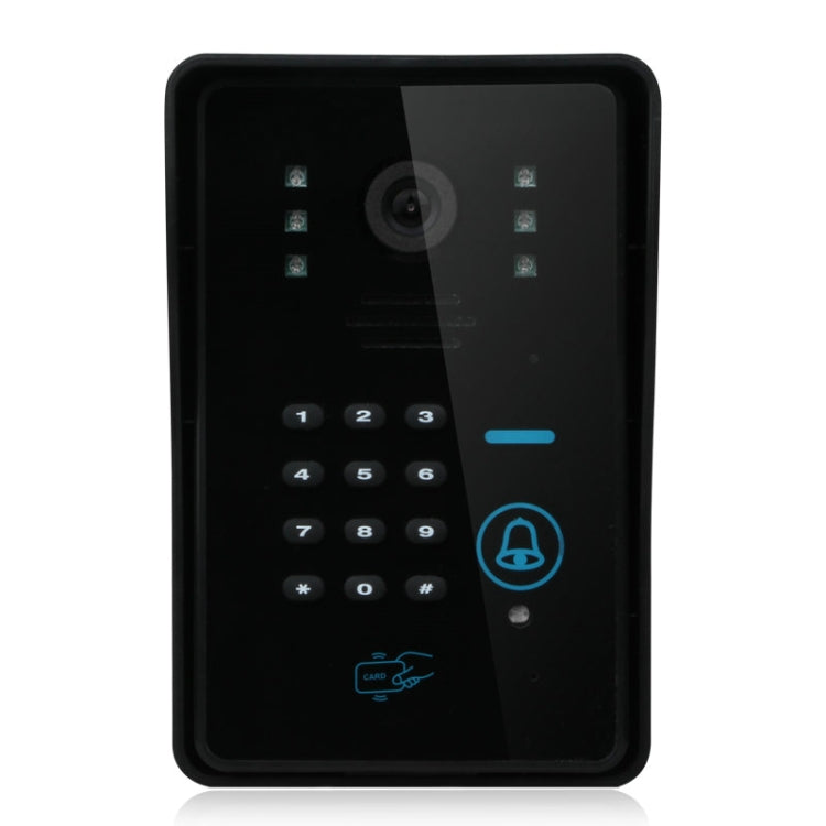 Touch Key 7inch LCD RFID Password Video Door Phone Intercom System Wth IR Camera 1000 TV Line Remote Access Control System